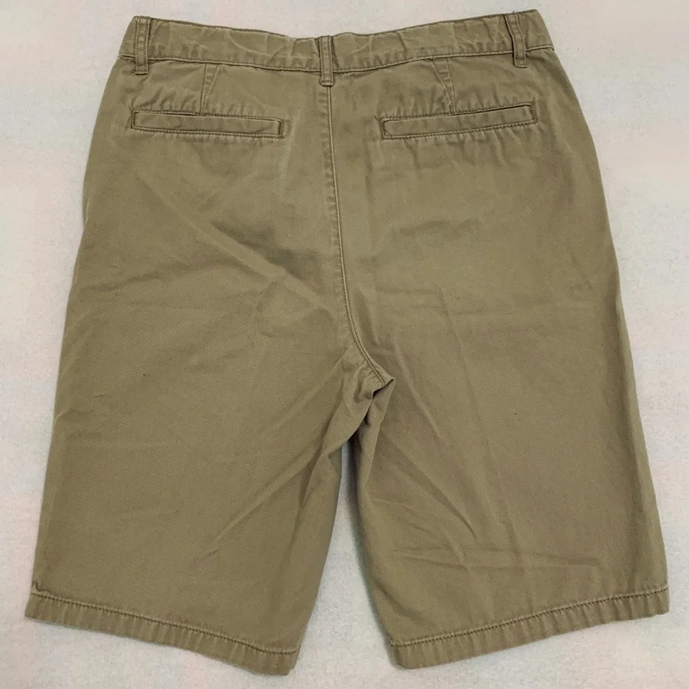 The Children's Place Chino Shorts BIG BOY Size‎ 14 Khaki Tan School Uniform